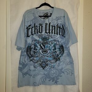 Ecko Unltd Grunge Cyber Y2K The Classic Style T-Shirt Size 2XL
